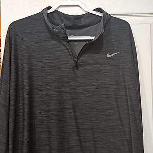 Nike, XXL, Black and Grey 3/4 zip